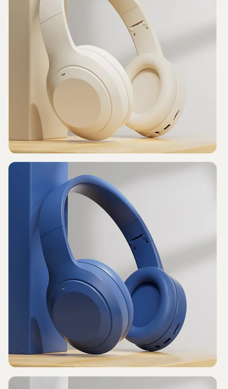 Over Ear HIFI Stereo M5 Headsets Wireless Bluetooth 5.3 Headphones Sports Gaming Earphones Support TF/AUX Noise Reduction