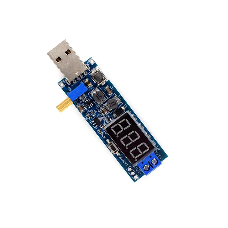 Boost Buck Converter micro USB Step UP / Down Power Supply Module DC-DC 5V to 3.3V / 12V Adjustable Out DC 1.2V-24V