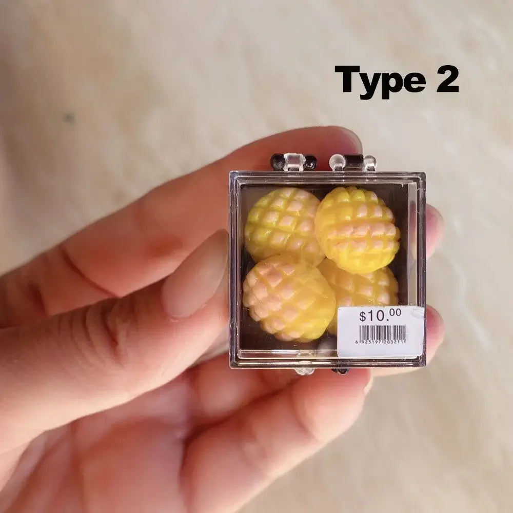 1set Dollhouse MIniature Toast Bread Jam Food Model Dinner Plate Cup Spoon For Doll House Play Kitchen Accessoreis