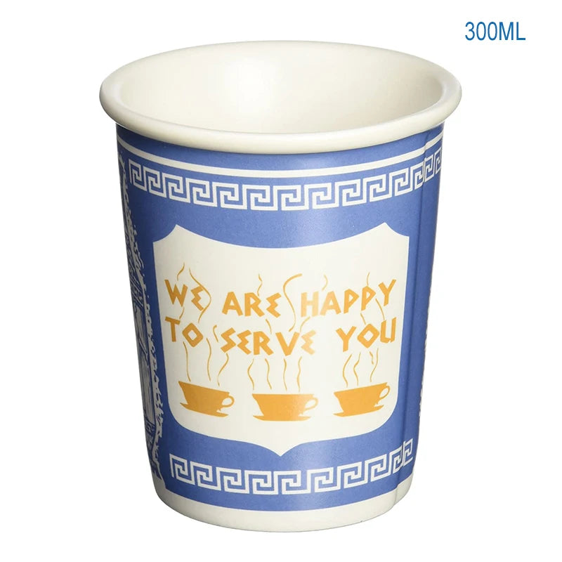 90-280ml Ceramic Cup We Are Happy To Serve You Coffee Cup For Kitchen Coffee Shop Restaurant,Latte Mug,Drinkware Gift Souvenir
