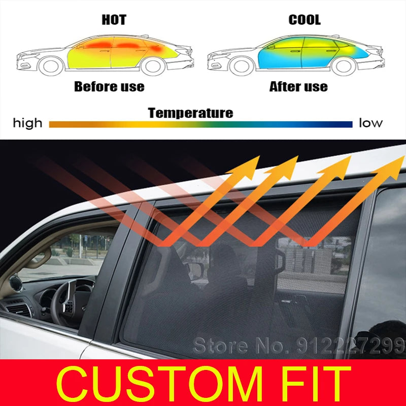 For Honda ACCORD CP 8TH 2008-2012 Car Front Shield Window SunShade Windshield Rear Side Window Curtain Sun Shade Visor