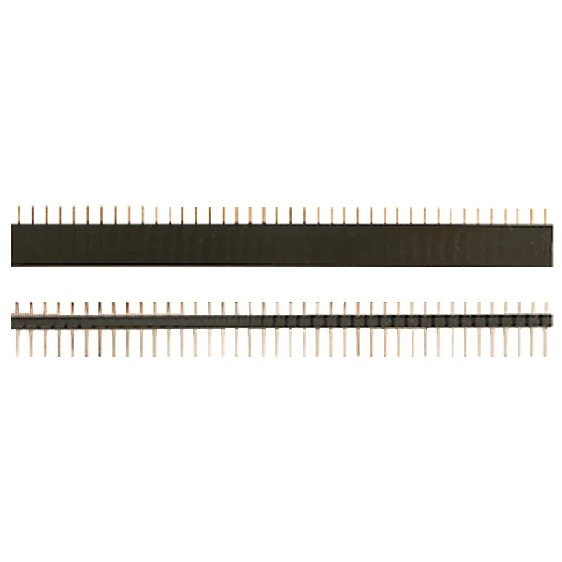 10PCS 1x40Pin 2.54mm Single Row Female + 10pcs 1x40 Male Pin Header Connector
