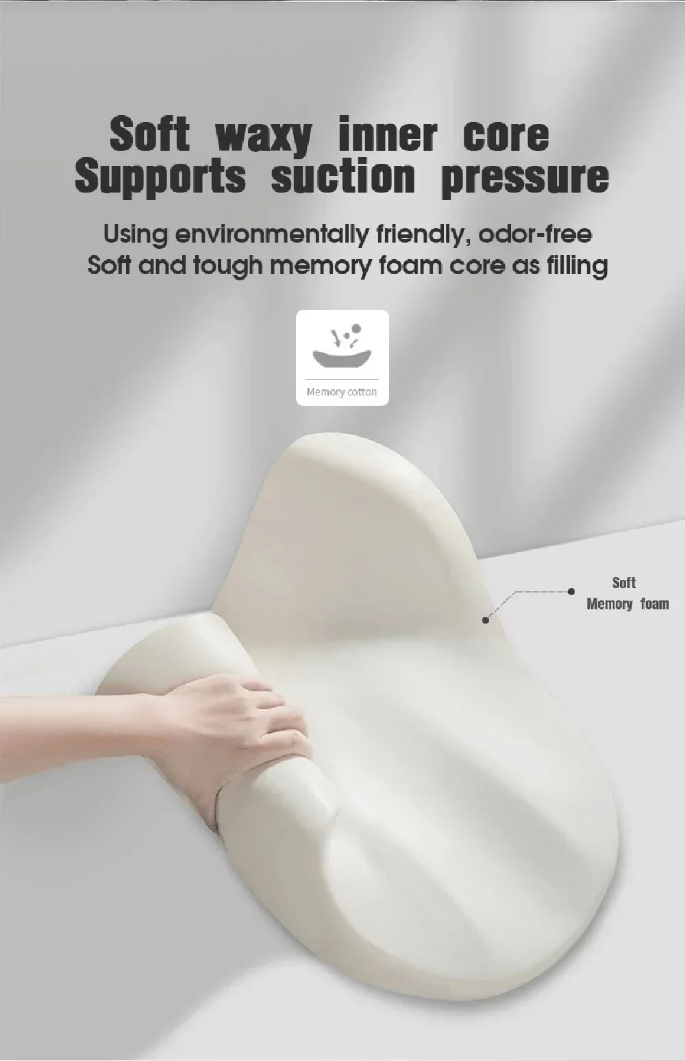 Car Headrest/1pc Lumbar Pillow 100% High Rebound Imported Memory Foam Car Neck Pillow Waist Support High End Car Seat Pillow