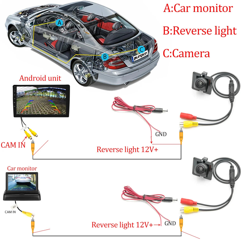 CCD HD AHD Fisheye Rear View Camera For Volkswagen Golf Plus 2005 2006 2007 2008 Before Facelift Car Reverse Parking Monitor