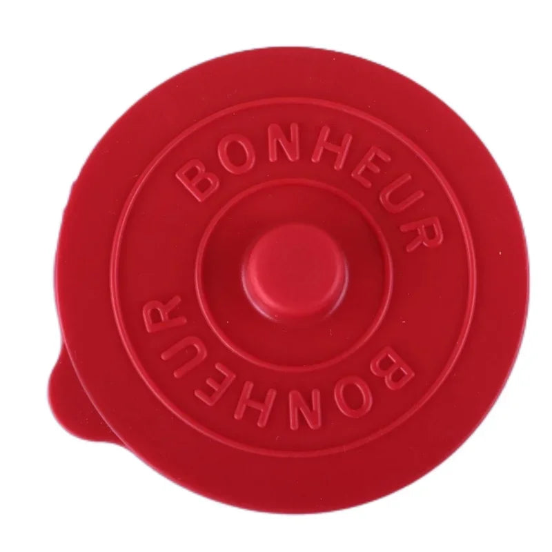Simple Solid Color Concave Embossed Letter Silicone Rubber Integrated Cover Creative Water Cup Dust Cup Lid Round Cold Mug Lid