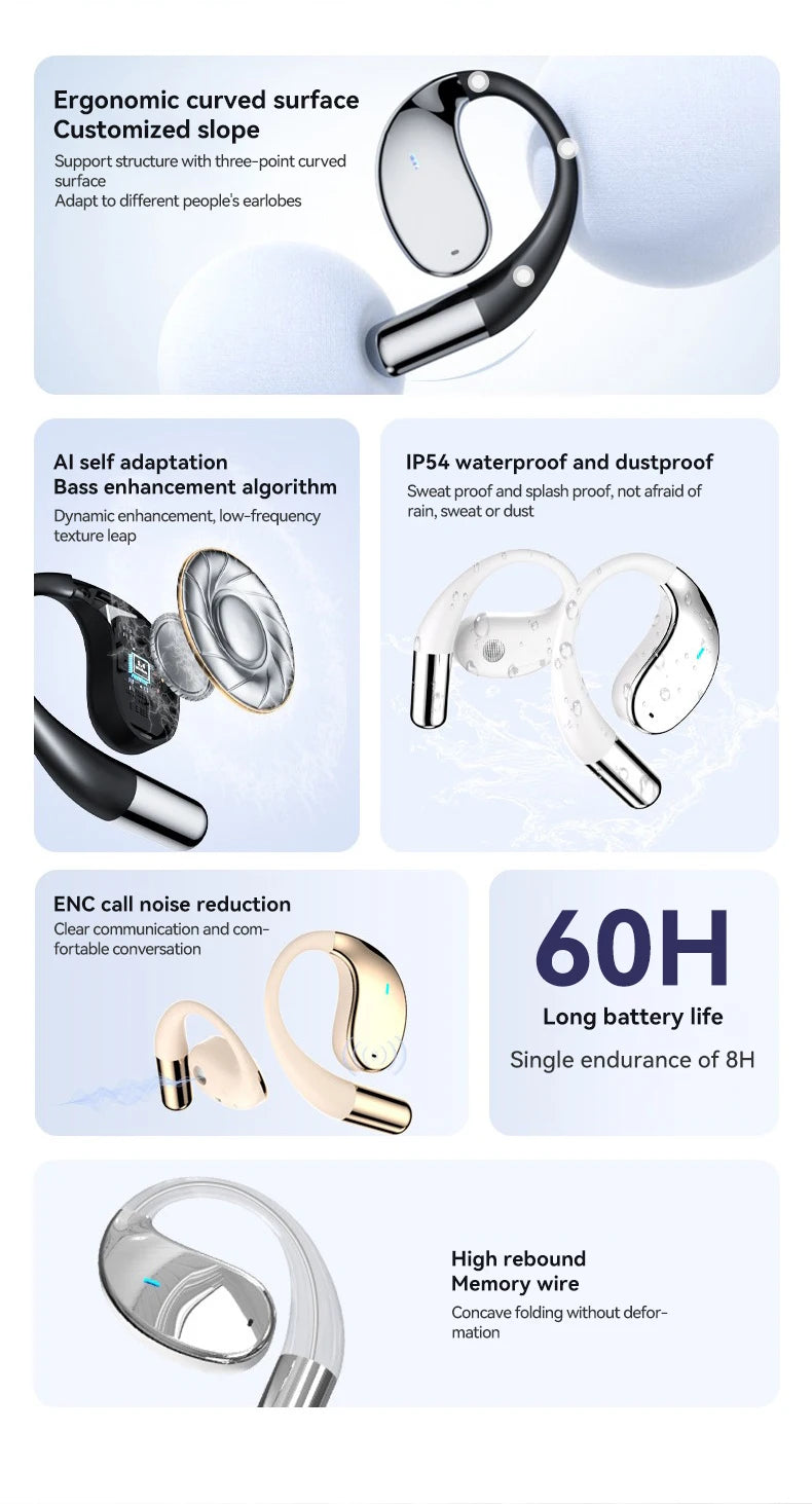 3-in-1 AI Translator Earbuds 144 Languages Noise Cancelling Bluetooth 5.4 Headset Instant Translator Smart Voice Real Time