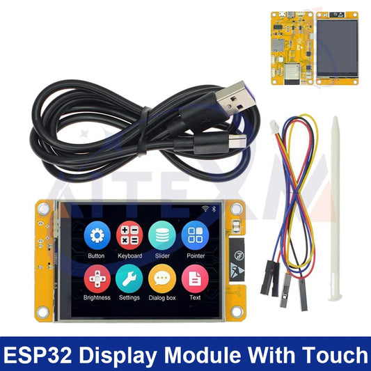 ESP32 LVGL WIFI&Bluetooth Development Board 2.8 inch LCD TFT Module 240*320 Smart Display Screen With Touch WROOM For Arduino