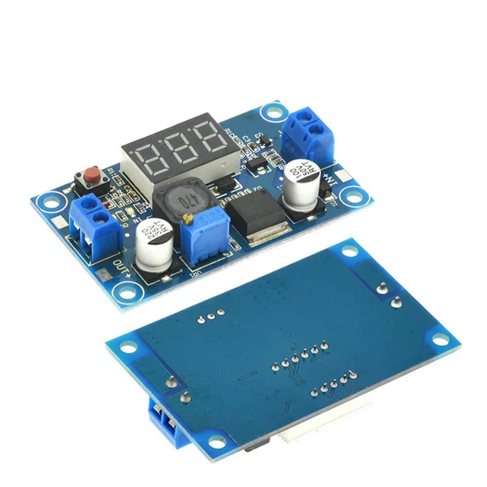 LM2596 DC DC Step Down Converter LED Display Voltage Regulator Volt meter 4.0~40 to 1.3-37V Buck Adapter Adjustable Power Supply