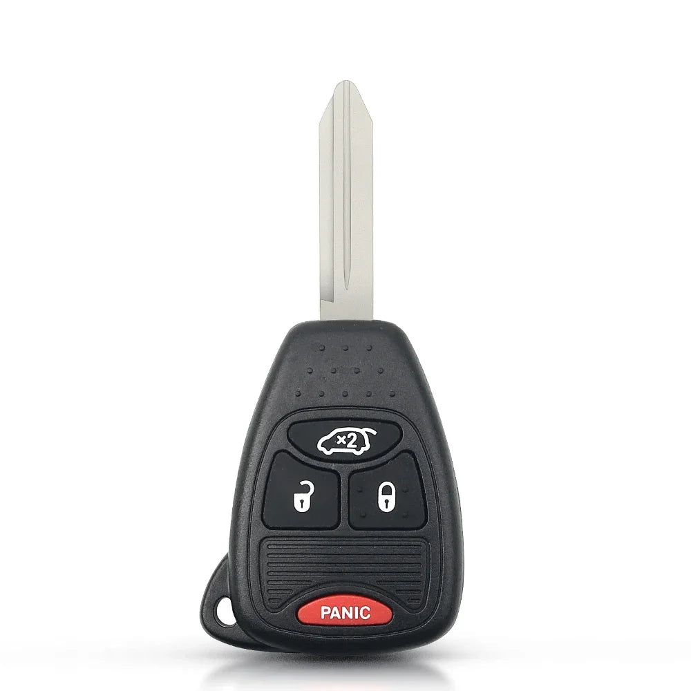 KEYYOU Car Key Shell Case 2/3/4/5/6 Buttons for Chrysler Pacifica Aspen 300 Dodge RAM Caravan Jeep Commander Grand Cherokee