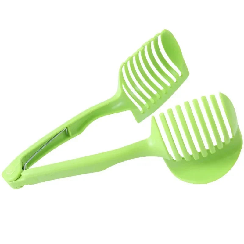 1PC Plastic Kitchen Handheld Potato Slicer Tomato Cutter Tool Lemon Cutting Cooking Kitchen Accessories Kitchenware