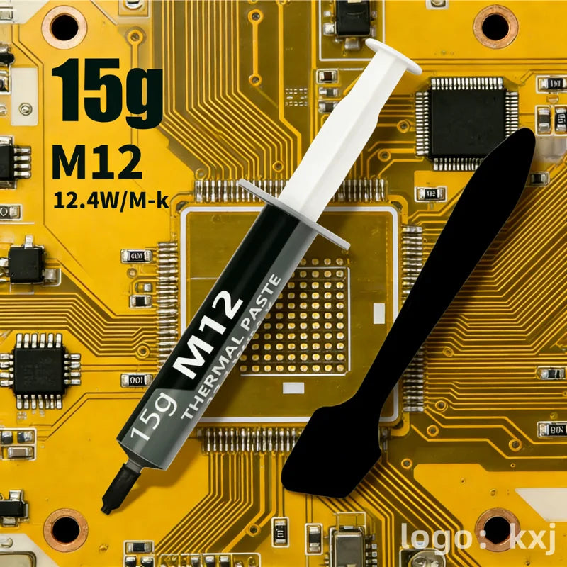 Thermal Paste Thermal Conductive Grease Paste 12.4 W/MK 1/4/8/15/30g For Game PC PS5 CPU GPU Cooling