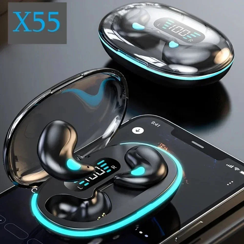 NEW X55 TWS Wireless Bluetooth Earbuds headset Waterproof Earphone Mini earpiece TWS Stereo Headphone for phone xiaomi iphone