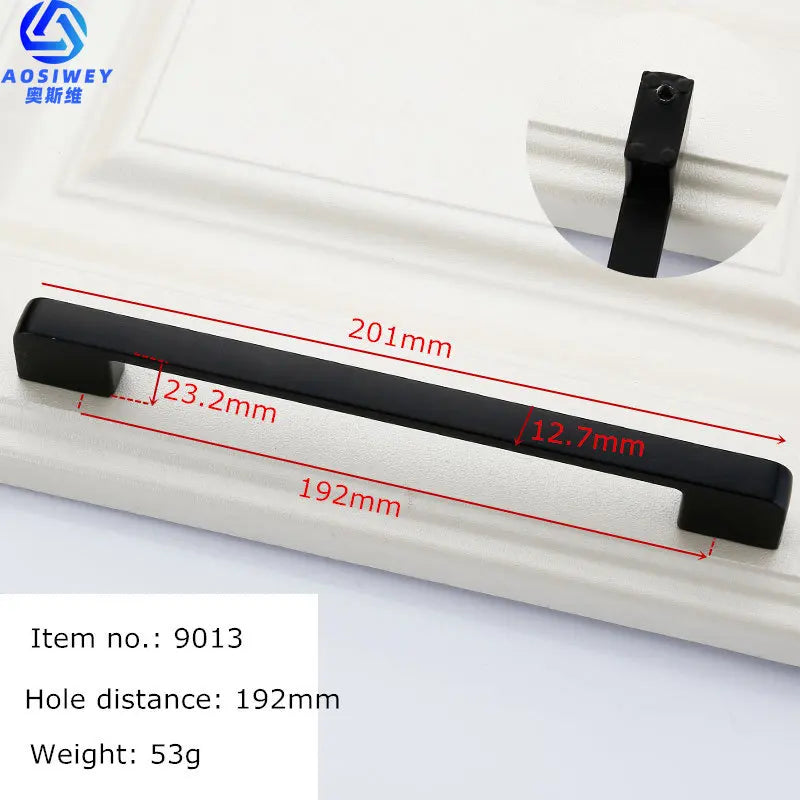 Black Handles for Furniture Cabinet Knobs and Handles Kitchen Handles Drawer Knobs Cabinet Pulls Cupboard Handles Knobs