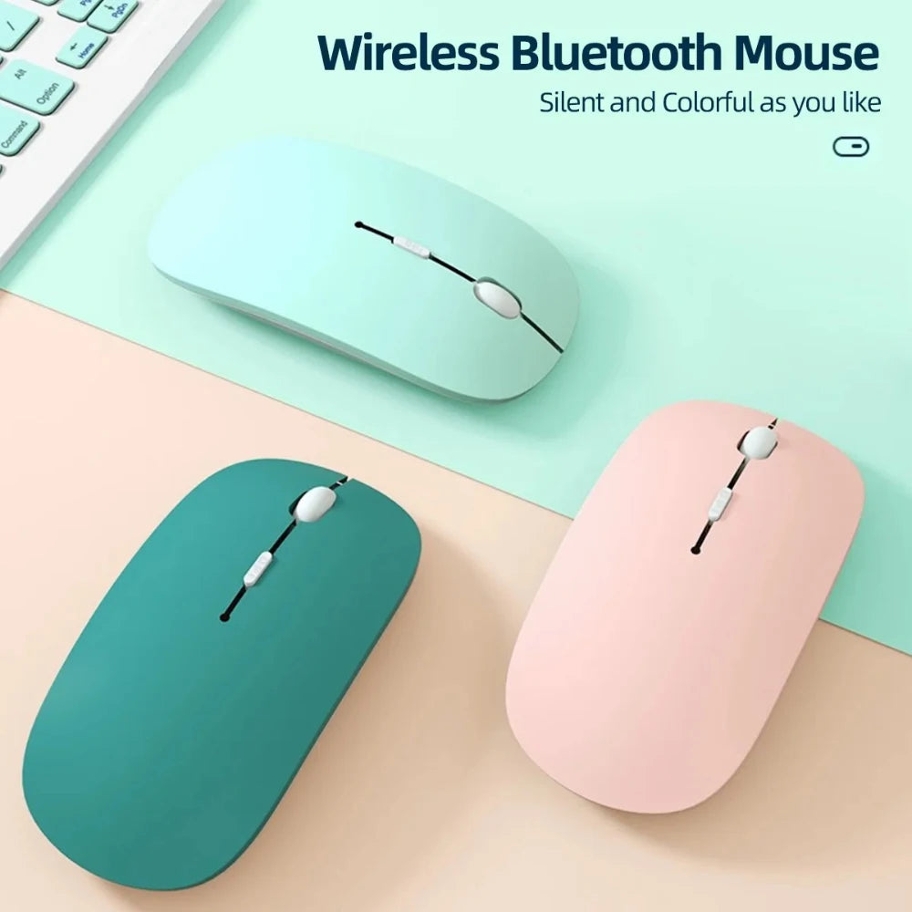 Wireless Bluetooth Mouse Gamer For MacBook iPad Laptop Computer Replaceable Battery Bluetooth Mouse Adjustable 800/1200/1600DPI