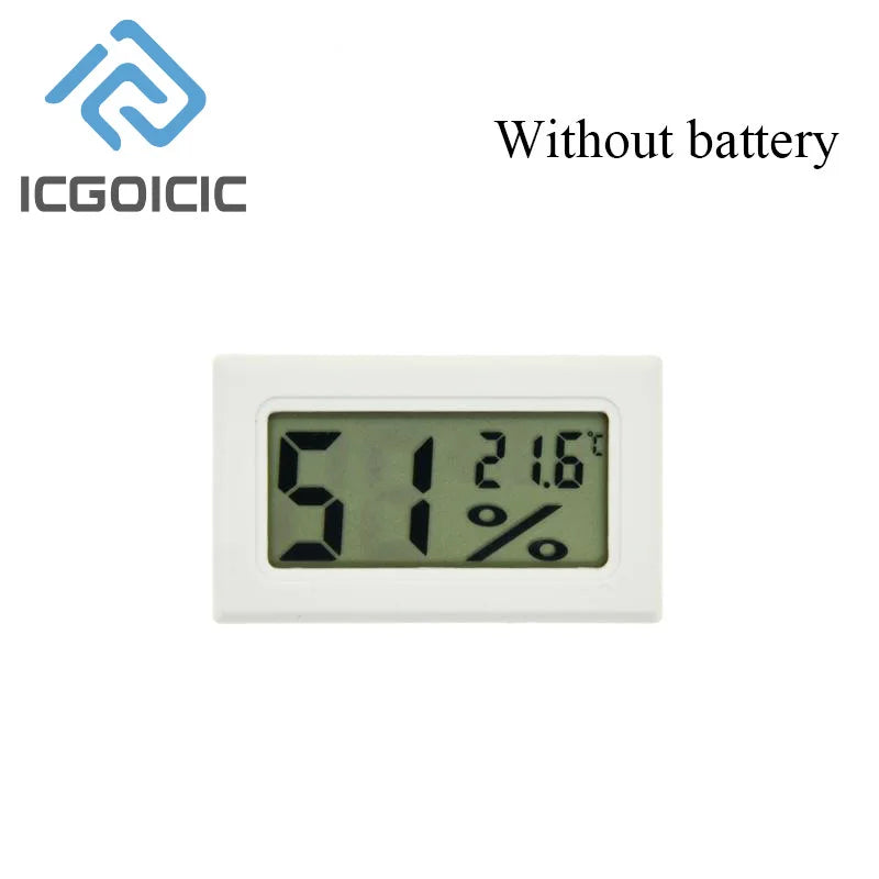Mini LCD Digital Thermometer With Waterproof Probe For Freezer Refrigerator Indoor Outdoor