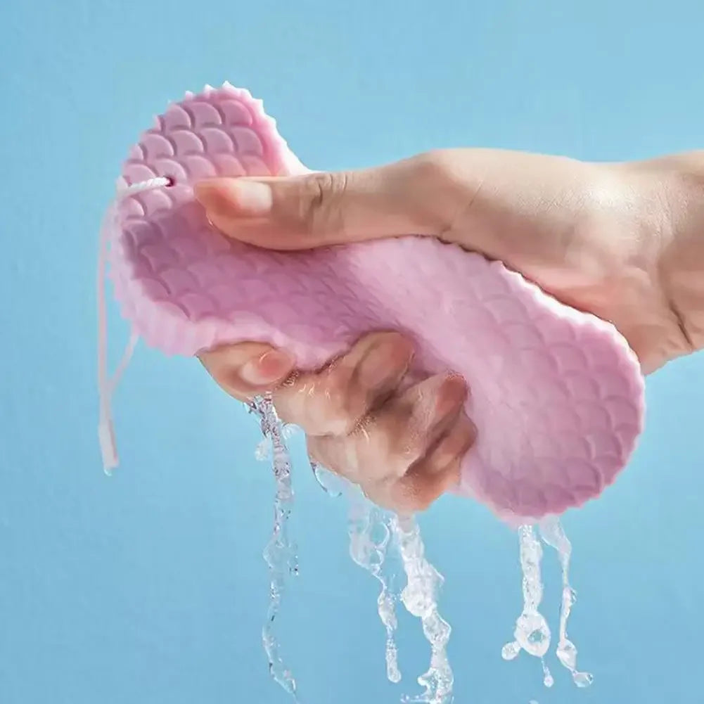 3D Magic Children Bath Sponge Body Exfoliating Dead Skin Sponge Massager Cleaning Shower Brushes Peeling Sponge Artifact