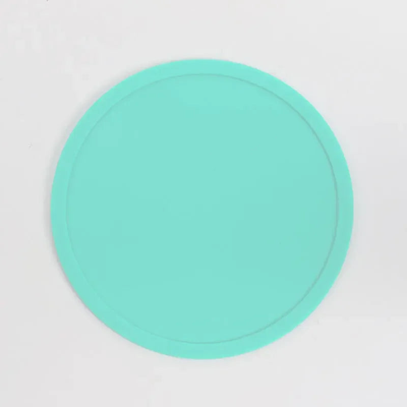 3.9 inches Anti-slip Silicone Coasters Heat Resistant Tea Cup Mat Lots Drink Coffee Mug Glass Beverage Holder Pad Kitchen Tool