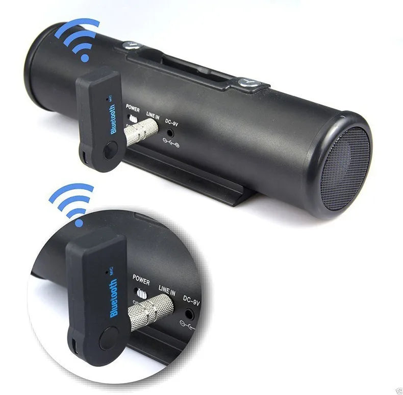 Wireless Bluetooth 5.0 Receiver 3.5mm AUX Adapter for Car Music Audio Handsfree with Mic 2 in 1 Transmitter for Headphone