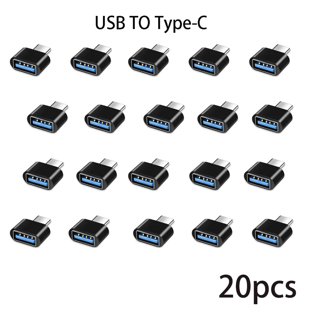 Mini Type-C  to USB Adapter 3.0 USB-C  Male OTG A Female Data Connector For MacBook ProiPadMini 6/ProMacBookAirType CDevice