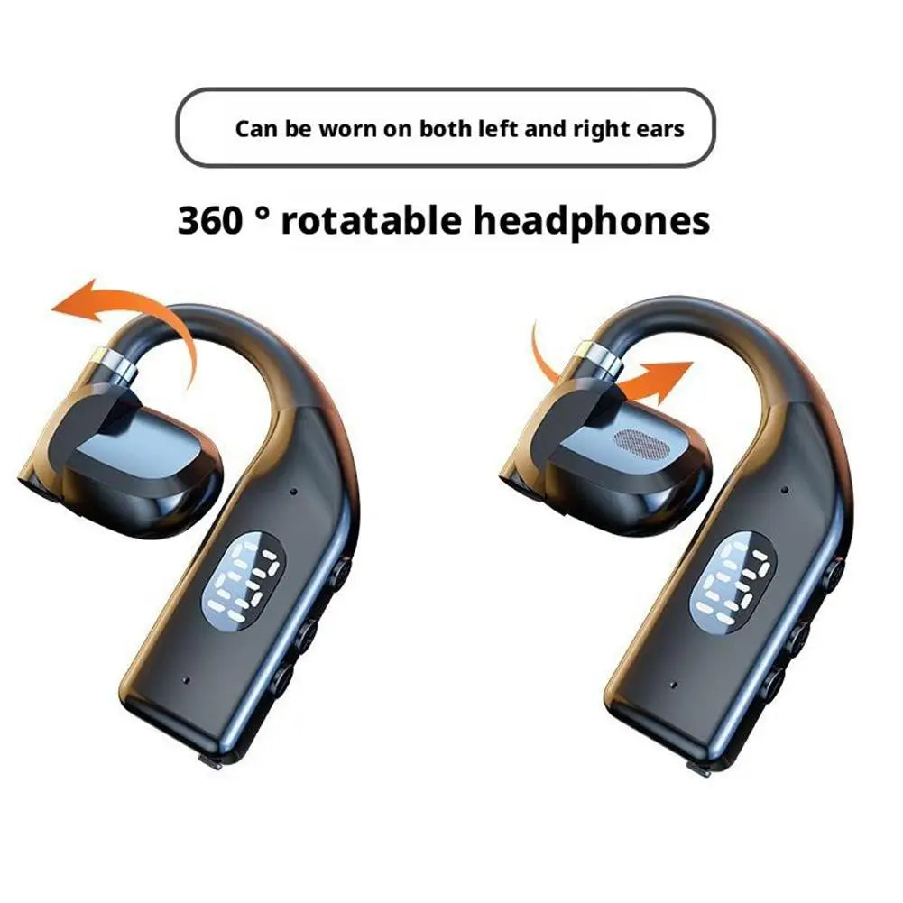 1-2 Ohrhörer Drahtlose Bluetooth 5.4 Kopfhörer Gaming Sports Headset HiFi Stereo Geräuschreduzierung Übertragen Ohrhörer mit Mik