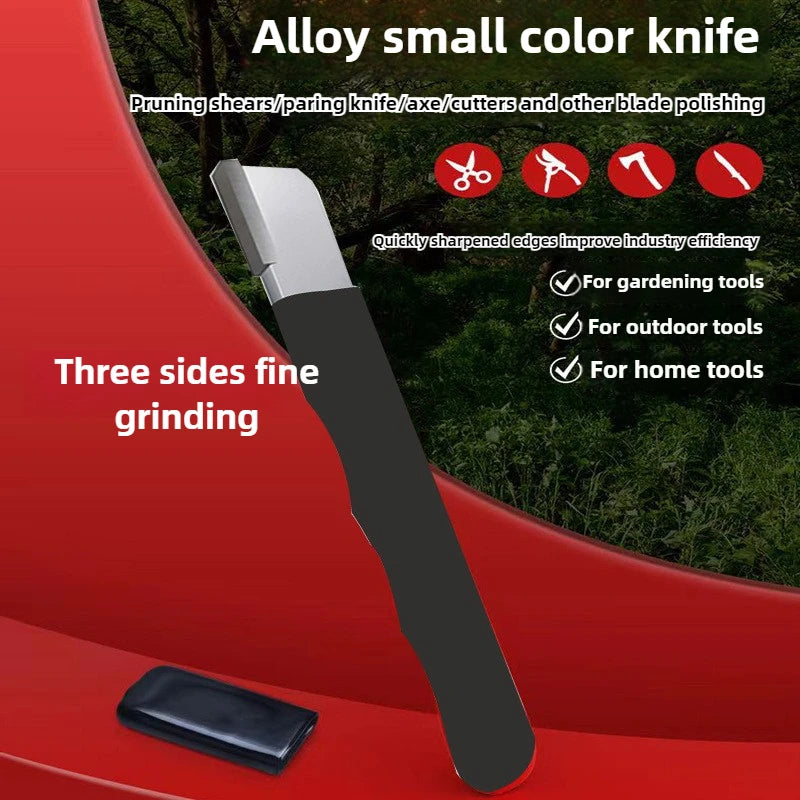 Professional Kitchen Knife Sharpener - Tungsten & Diamond Ceramic Sharpening Stone For All Blades, Including Garden Shears