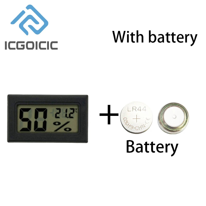 Mini LCD Digital Thermometer With Waterproof Probe For Freezer Refrigerator Indoor Outdoor