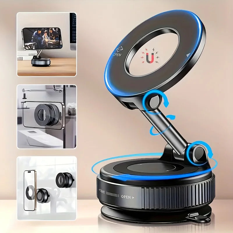 Mobile phone magnetic stand for desktop; 360° rotating magnetic adsorption stand; universal mobile phone holder