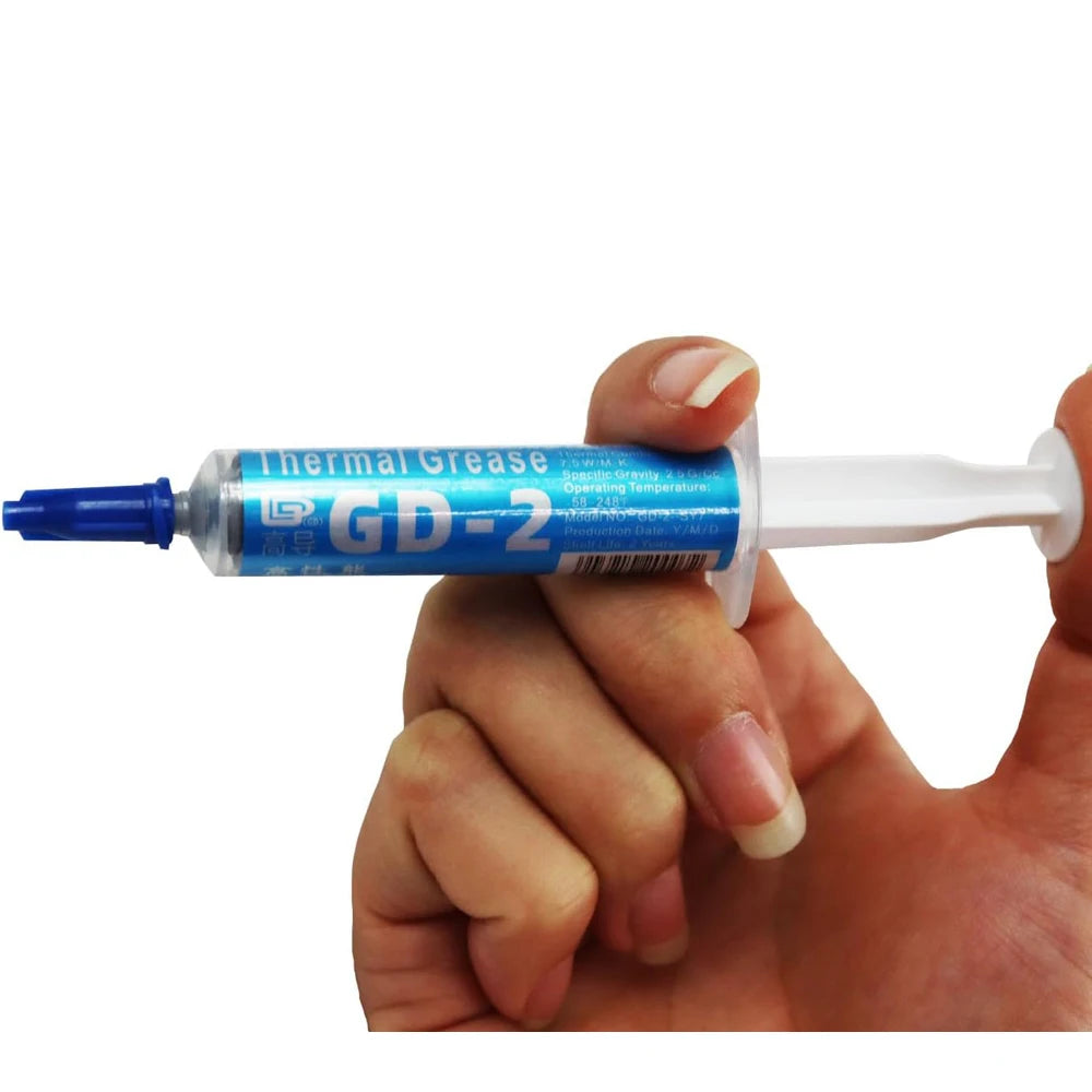 GD-2 7g/15g/30g Thermal Compound Conductive Grease GD900 Silicone Paste Heat Sink Processor CPU GPU Cooler Cooling Fan Plaster