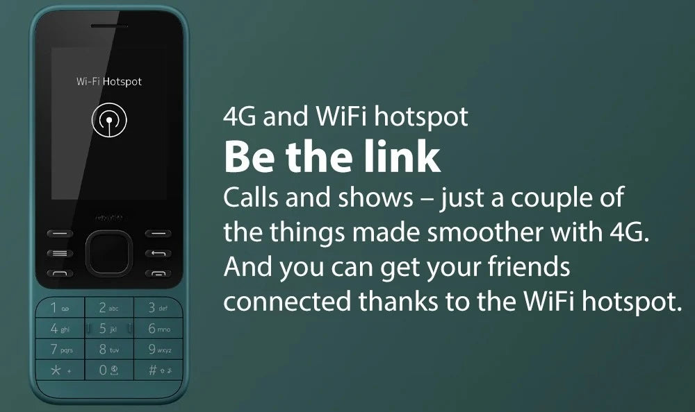 Finland Made 6300 4G mobile phone Feature Phone Dual SIM KaiOS Wifi Multilingual 2.4 Inch FM Radio Bluetooth  used phone