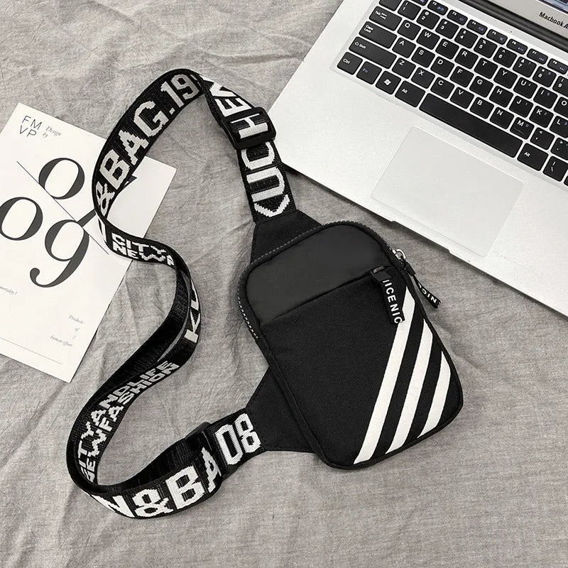 Man's Messenger Bag Men's Shoulder Bag INS Trend Small Backpack Mobile Phone Square Bag Crossbody Bags Organizer Bag