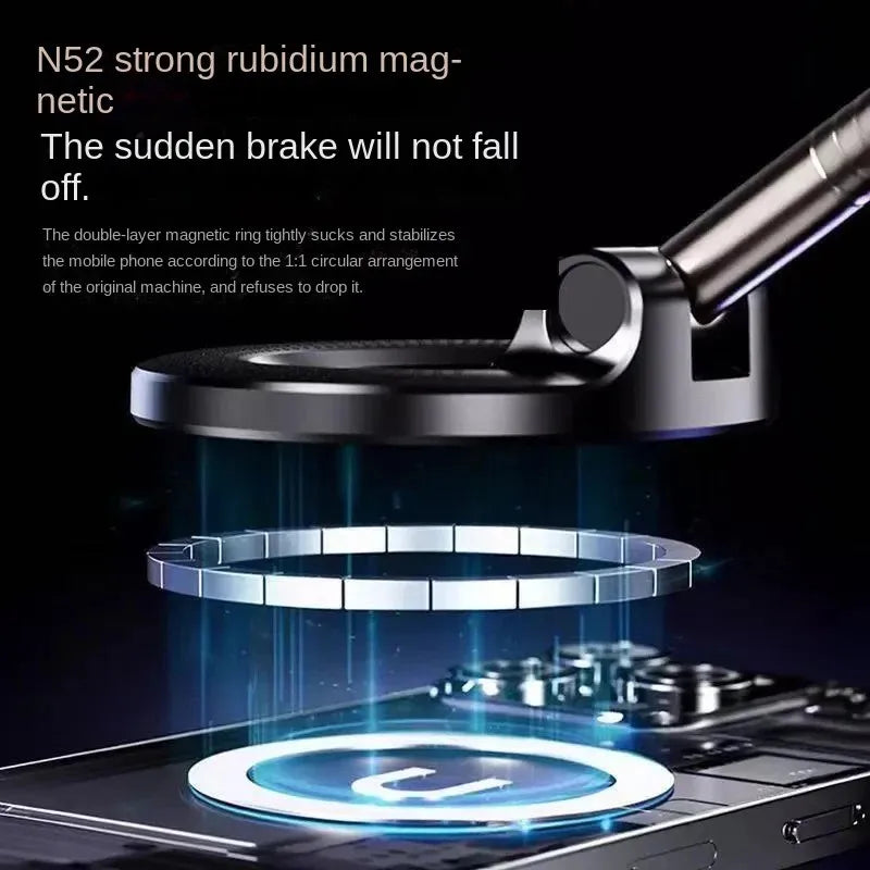 Mobile phone magnetic stand for desktop; 360° rotating magnetic adsorption stand; universal mobile phone holder