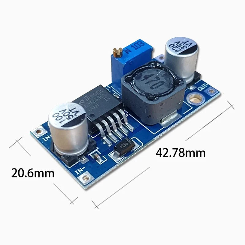 1-10PCS LM2596S DC-DC 3A 92% Step-down Power Supply Module Adjustable Step-down module 3.2V-35V To 1.25V-30V Voltage Regulator