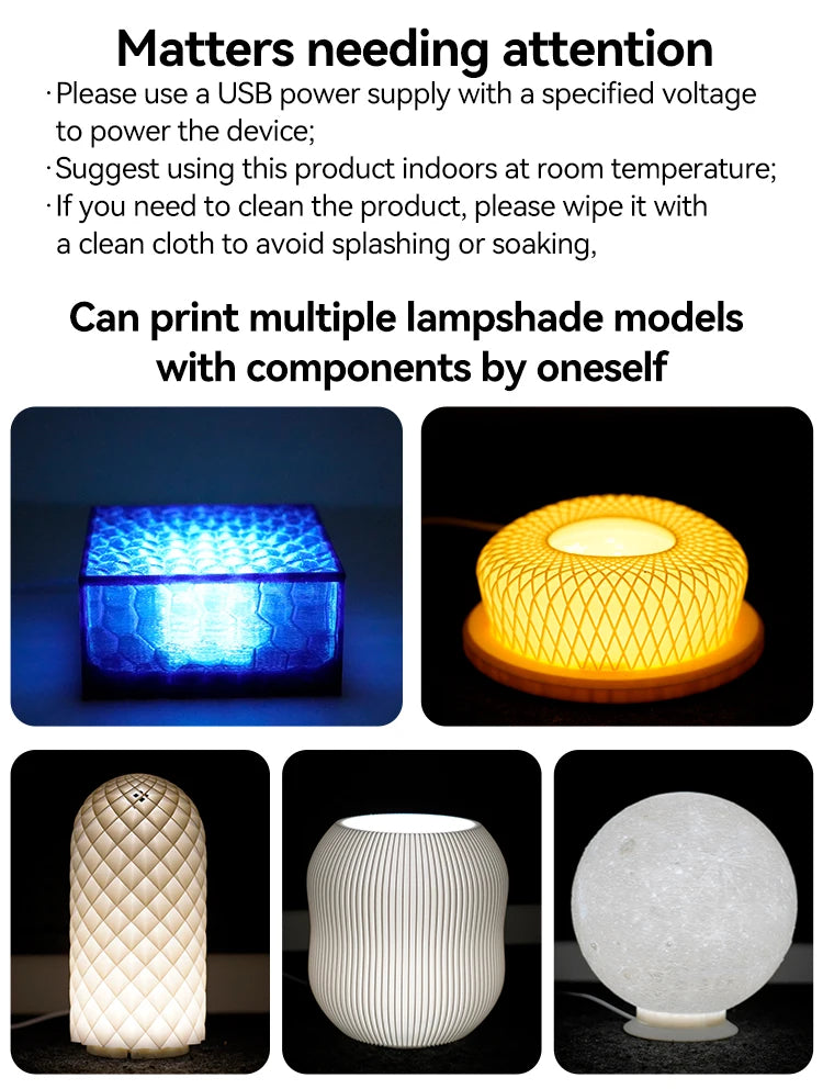 For Bambu Lab Led Lamp Kit 001 Maker Supply Bambulab Light Kit Led Light Parts Diy Model Without 3d Printing Parts