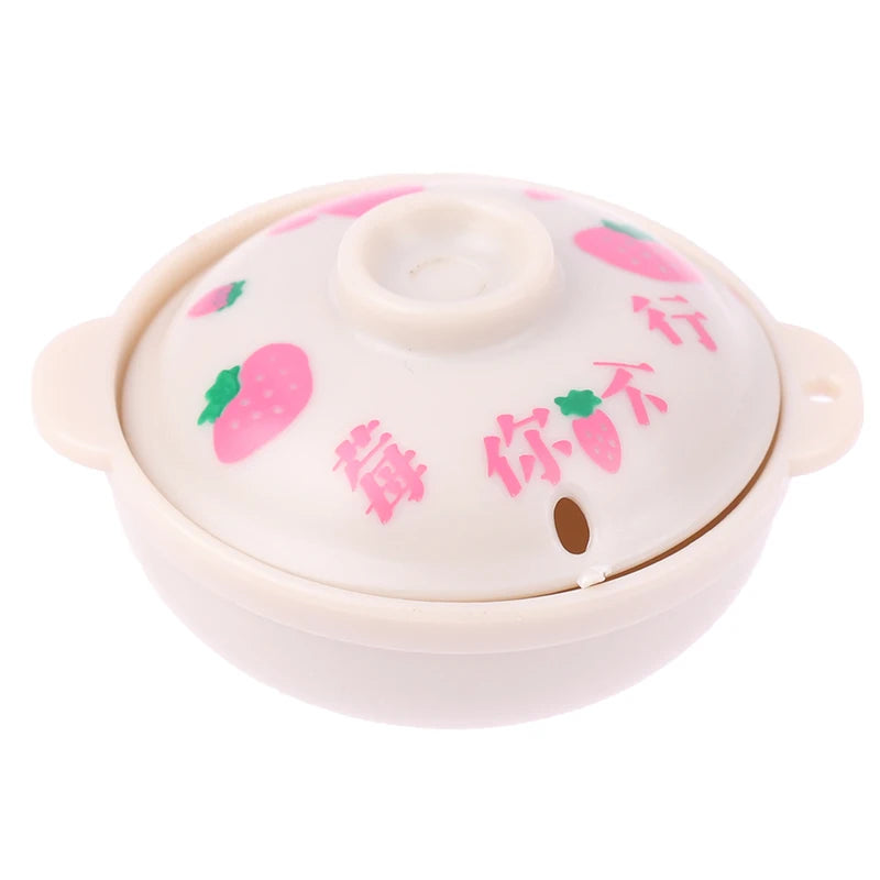 1PC Dollhouse 1/12 Scale Mini Bread Machine With Toast Miniature Dollhouse Kitchen Access Toaster Cute  Home Decoration
