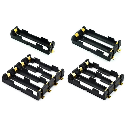 18650 SMT Battery Holder 18650 SMD Battery Box Storage Case Container Power Bank With Bronze Pins Rechargeable SMT 1x2x3x4x