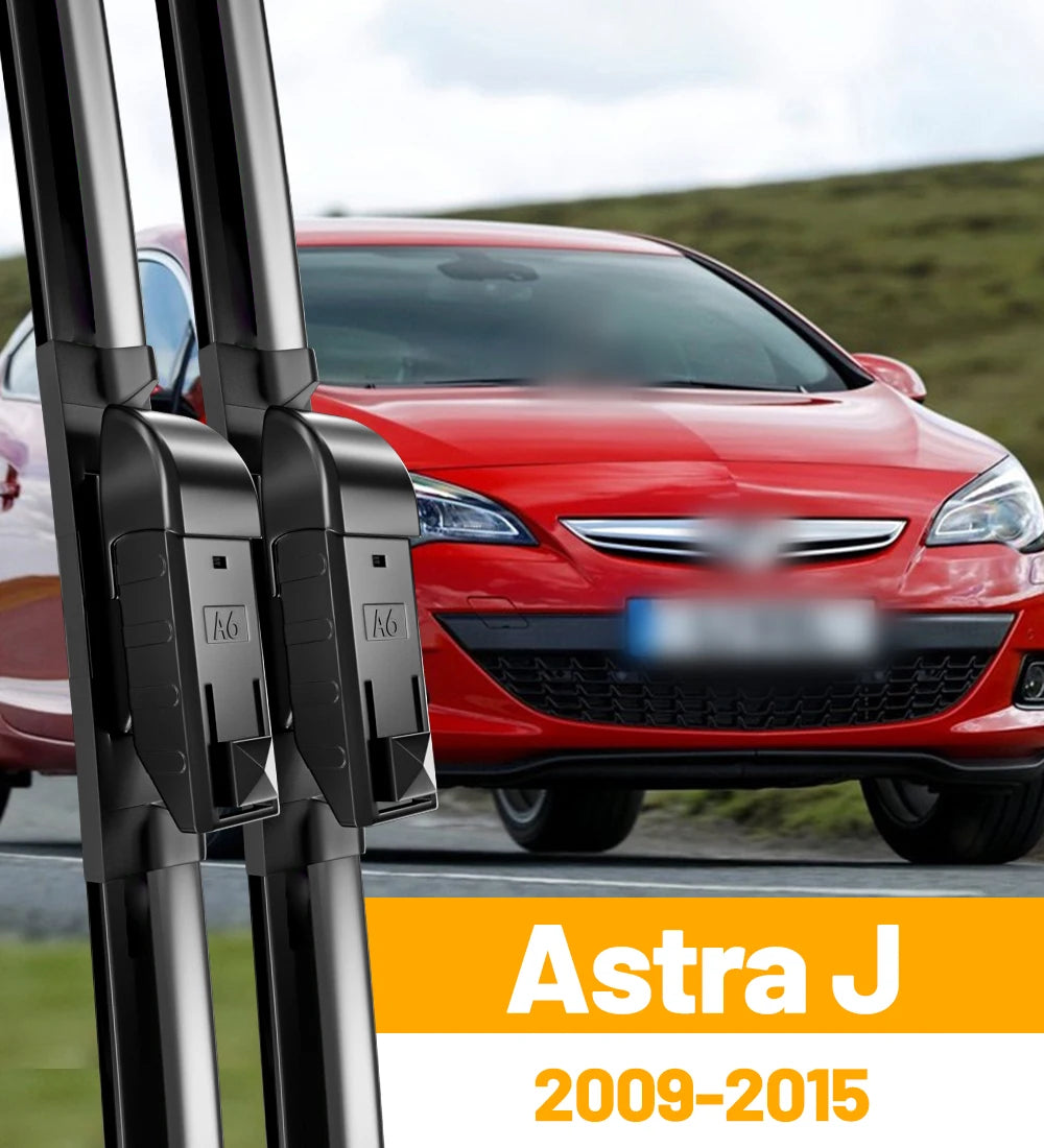 For Opel Astra J Front Wiper Blades 2009-2015 2010 2011 2012 2013 2014 Windscreen Windshield Window Brushes Accessories 27"+25"