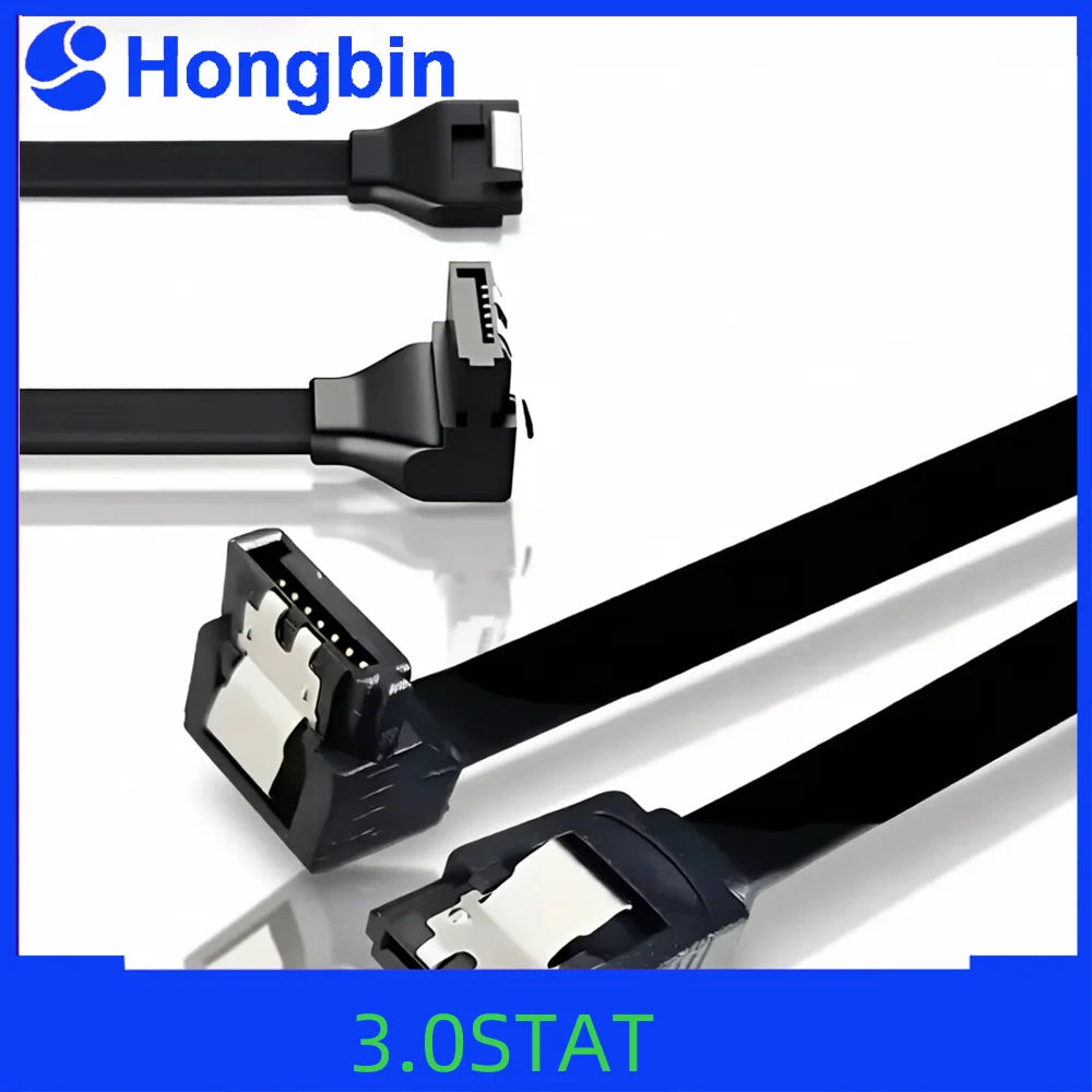 1/2PCS 50CM SATA 3.0 Data Cable High-speed Sata III Cable Adapter Connection Converter For SATA HDD SSD CD Drive Writer Desktop