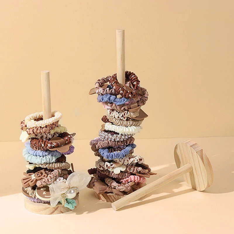 1PC Easy To Assemble Wooden Paper Towel Holder For Kitchen, Living Room, And Bedroom - Vertical Tissue Rack For Home Decoration