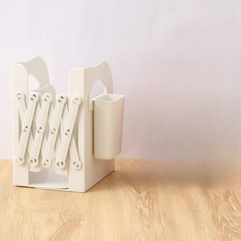 Back to School Desktop Bookshelf Adjustable Telescopic Bookends Book Organizer Stand for Desk Book Storage Rack for Students