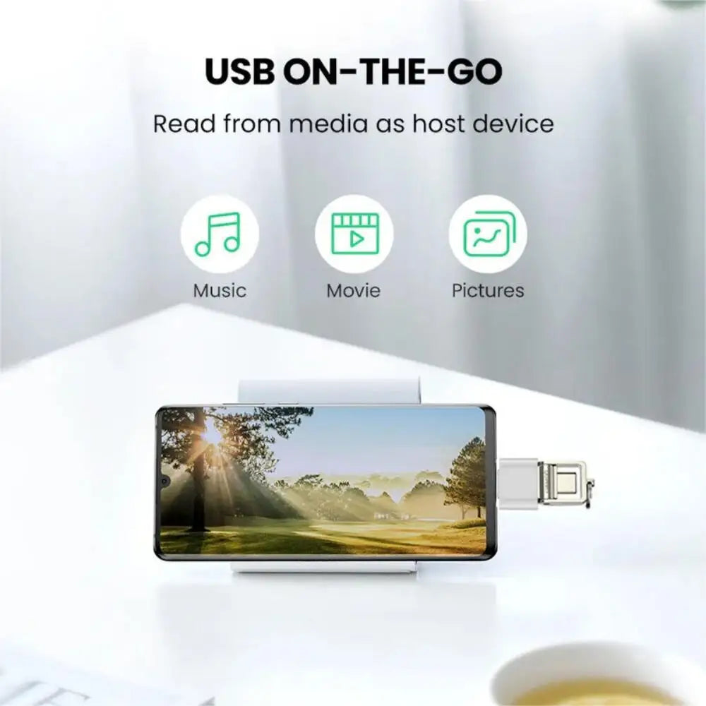 Mini Type-C  to USB Adapter 3.0 USB-C  Male OTG A Female Data Connector For MacBook ProiPadMini 6/ProMacBookAirType CDevice