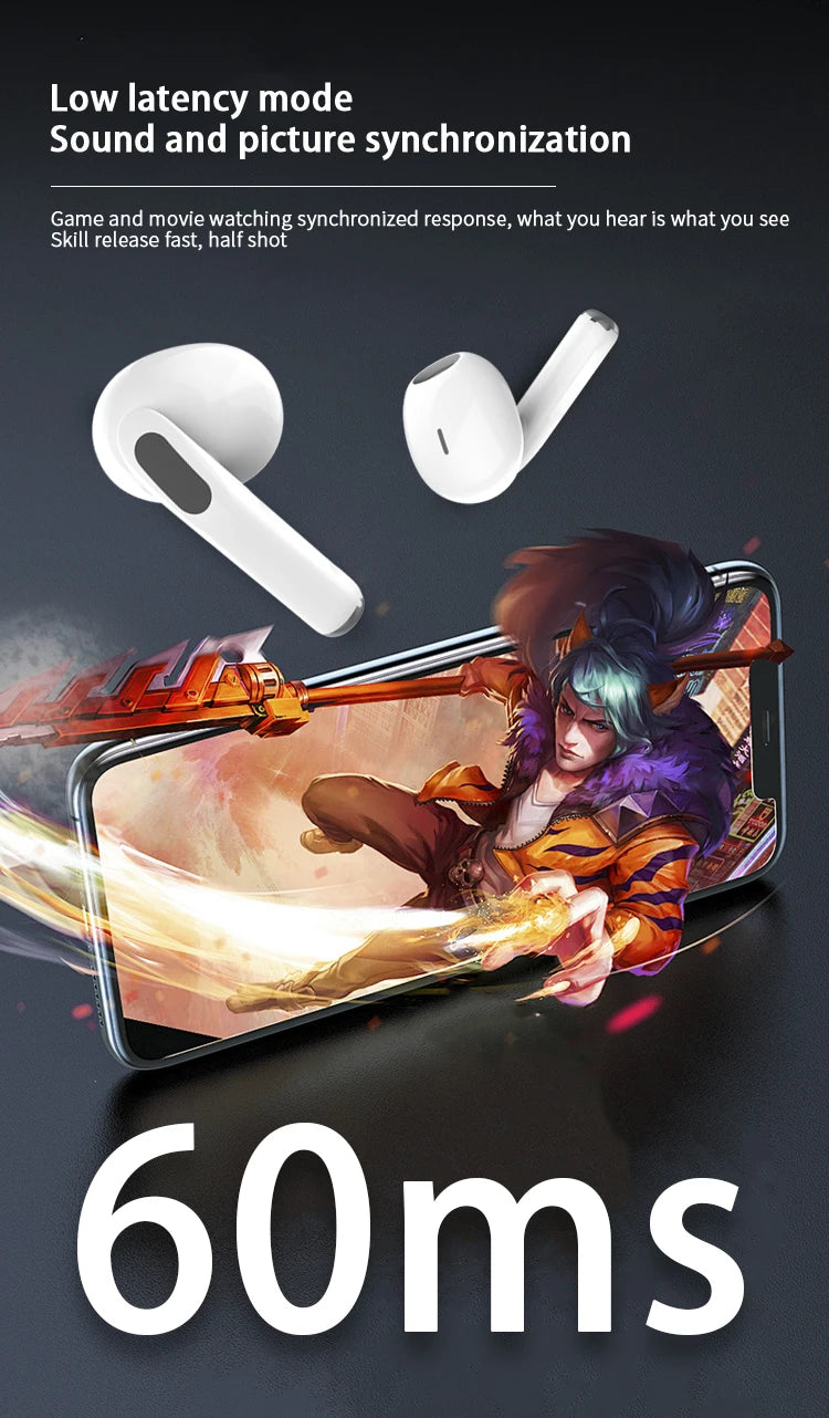 New Air Pro True Wireless Bluetooth Earphones Headphones HiFi Sound  Latency ANC Noise Reduction Earbuds for IPhone Android