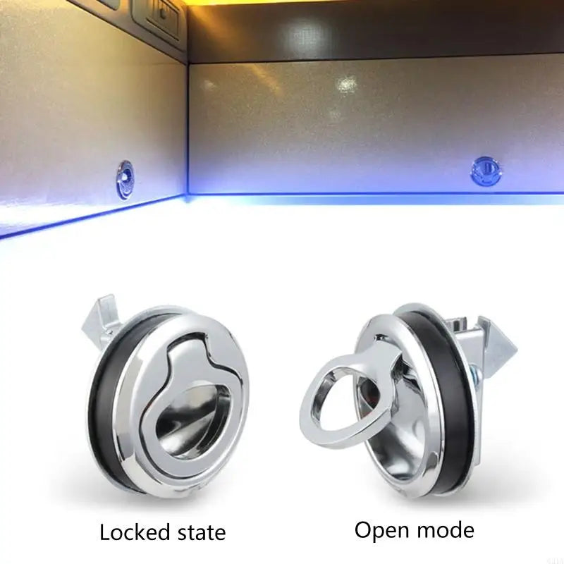 G2TA 61mm Diameter Flush Pull Slam for Latch Embedded Lift Handle for Latch for RV Mo