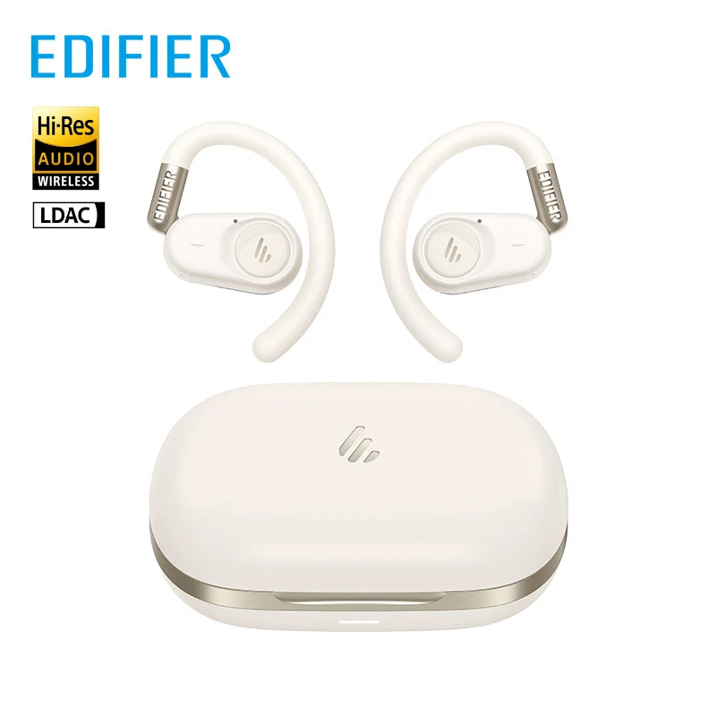 Edifier A6 Open Ear Bluetooth Earphones Ear Hook Headphones Hi-Res Wireless Audio IP55 Waterproof 40hrs Playtime LDAC Codec