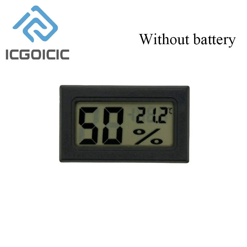 Mini LCD Digital Thermometer With Waterproof Probe For Freezer Refrigerator Indoor Outdoor