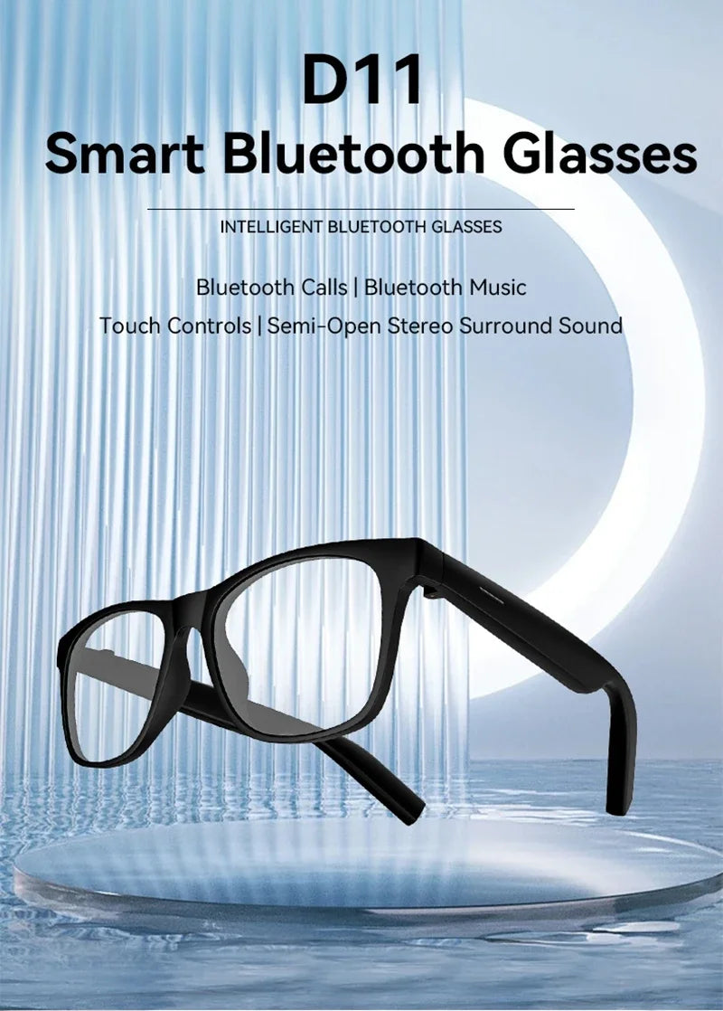Lenovo AI Smart Wireless Glasses Bluetooth Sunglasses Remote 8K Control Touch Photo Camera Recording Voice Assistant Translator