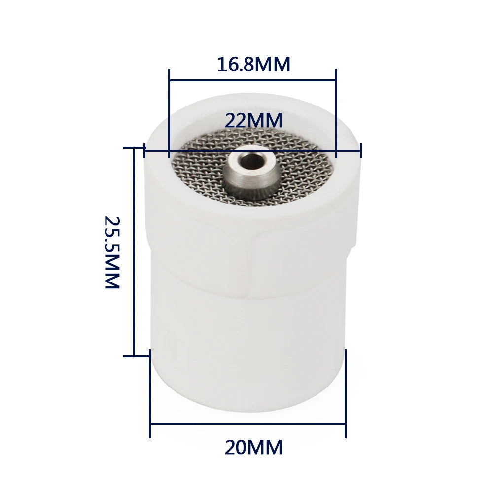 10# 12# 14# 16# 24# White Ceramic Nozzle Alumina Cup For WP9/20/17/18/26 Tig Welding Torch #10 Ceramic White TIG Welding Cup