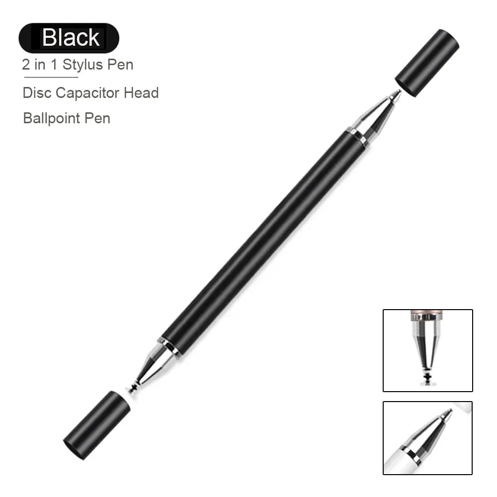 2 in 1 Universal Stylus Pen for Touch Screen Compatible with Capacitive Touch Screens for Iphone Ipad Android Stylus Capacitive