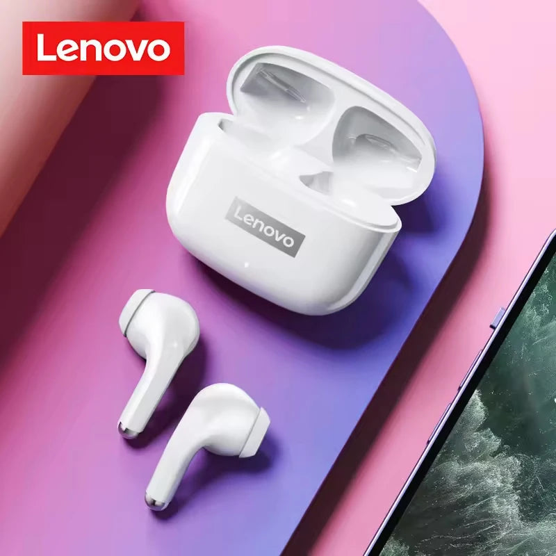 NEW Lenovo LP40 Pro TWS Bluetooth 5.3 Quick Connect Earphones  Ergonomic  Design  Headphones Powerful Transmission Speed Headset