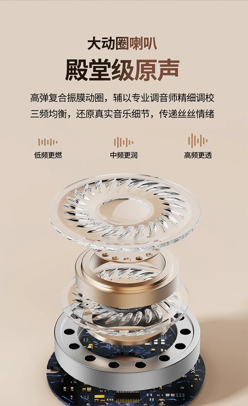 Q86 Bluetooth 5.3 Wireless Headphones Power LED Digital Display 24hours Endurance HiFi Gaming Headsets Waterproof Sports Earbuds