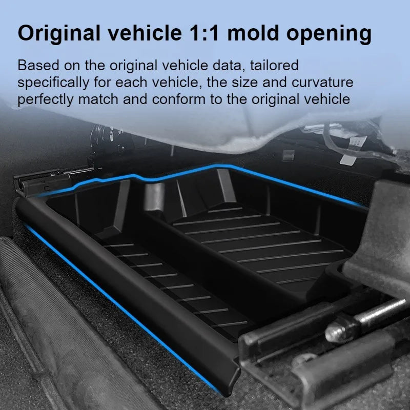 For Leapmotor C10 2024-2026 Center Console Lower Storage Box Armrest Storage Tray Organizer Auto Case Car Interior Accessories